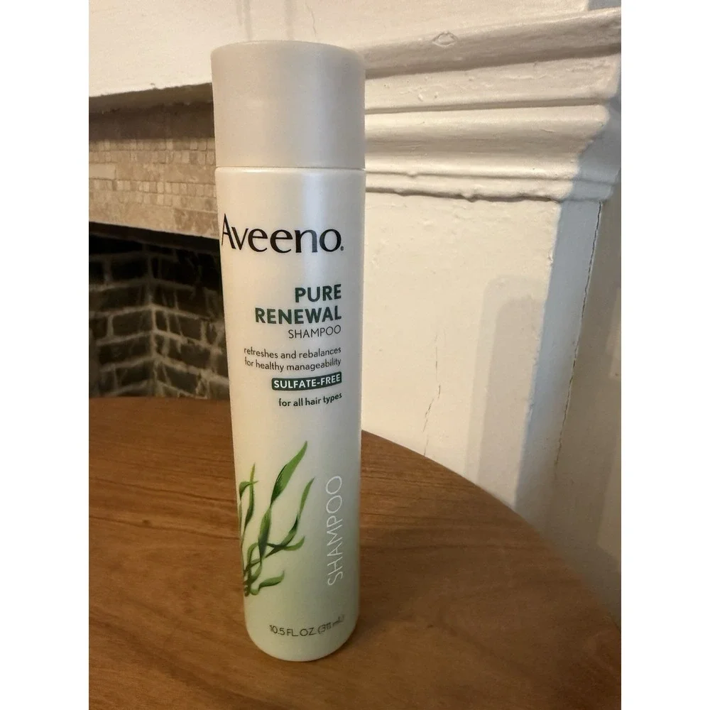 (1) Aveeno Pure Renewal Hair Shampoo Moisturizing w/ Seaweed Extract 10.5oz